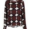 PHILOSOPHY SATIN PRINT TOP