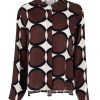 PHILOSOPHY SATIN PRINT TOP