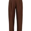 PHILOSOPHY POPLIN PLEATED PANTS