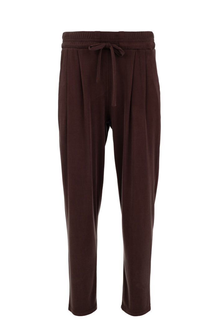 PHILOSOPHY RIB SANDWASHED PLEATED PANTS