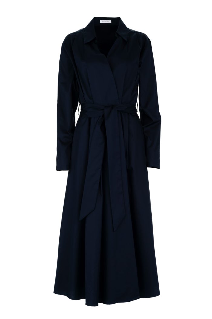 PHILOSOPHY POPLIN WRAP DRESS