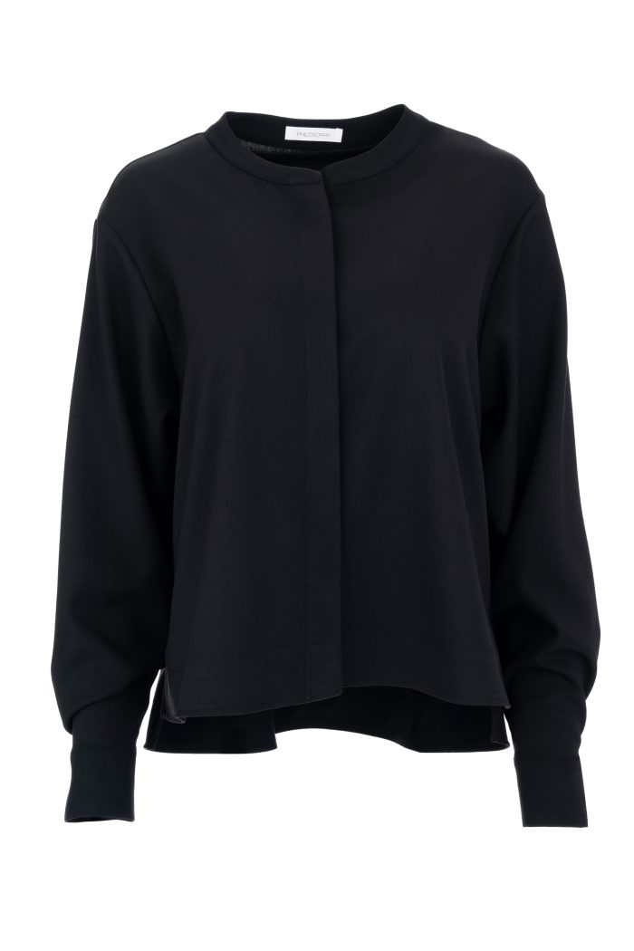 PHILOSOPHY LIGHT T/R CROPPED SHIRT