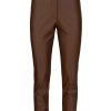 PHILOSOPHY LEATHER SLIM FIT PANTS