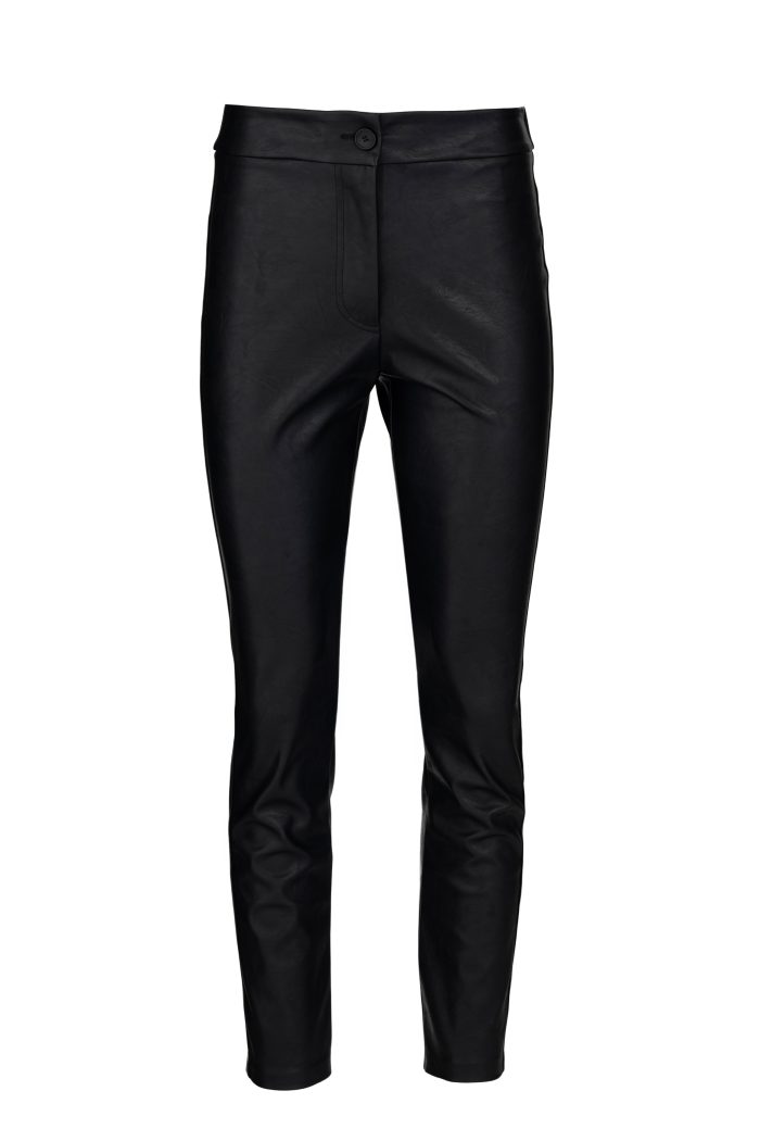 PHILOSOPHY LEATHER SLIM FIT PANTS