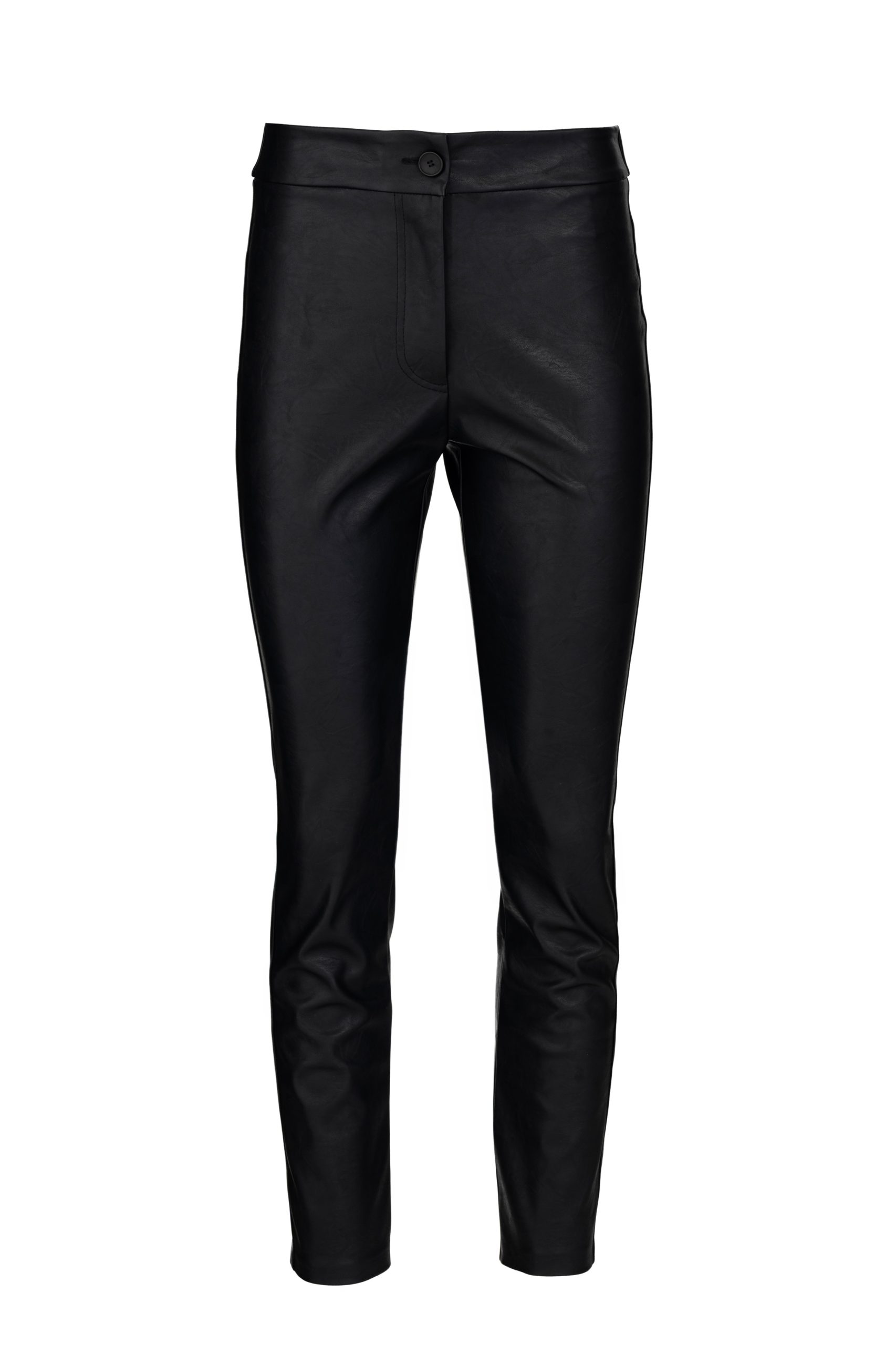 PHILOSOPHY LEATHER SLIM FIT PANTS