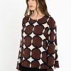 PHILOSOPHY SATIN PRINT TOP