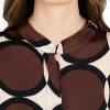 PHILOSOPHY SATIN PRINT TOP