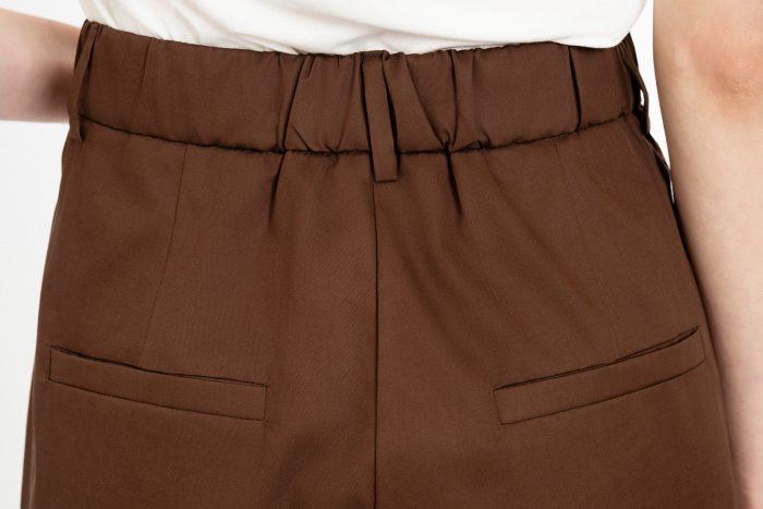 PHILOSOPHY POPLIN PLEATED PANTS