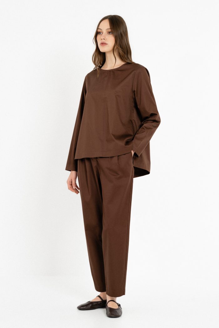 PHILOSOPHY POPLIN BLOUSE