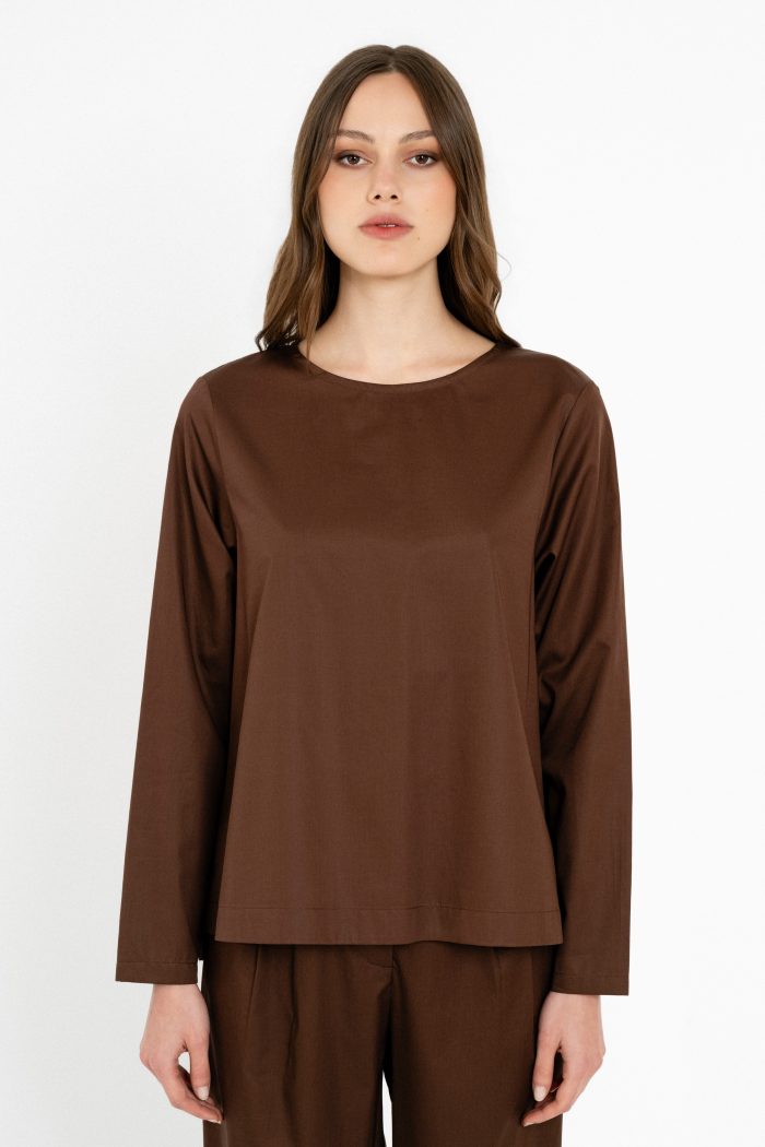 PHILOSOPHY POPLIN BLOUSE
