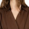 PHILOSOPHY POPLIN WRAP DRESS