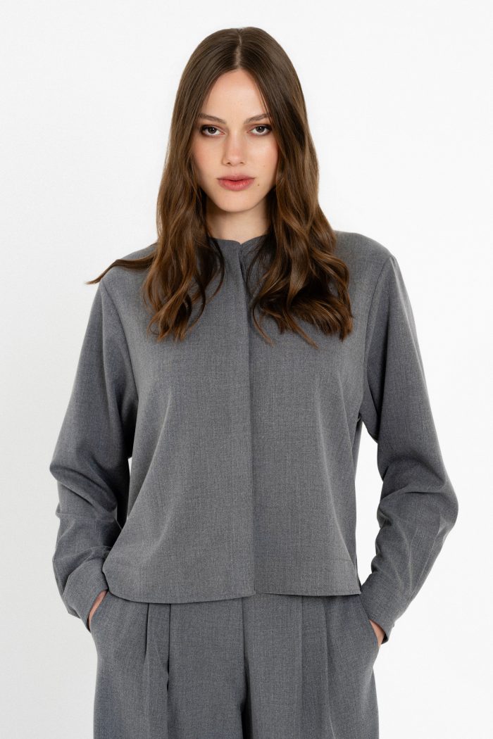 PHILOSOPHY LIGHT T/R CROPPED SHIRT