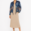 ANSTASIA+ME FLORAL LIGHTWEIGHT BOMBER JACKET
