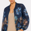 ANSTASIA+ME FLORAL LIGHTWEIGHT BOMBER JACKET