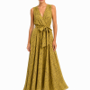 ANASTASIA+ME POLKA DOT WRAP MAXI DRESS