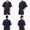 YAGE15233. BLUE 2 ANASTASIA+ME SHEER PUFF SLEEVE SHIRT