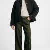 PLEASE FIVE POCKETS WIDE STRAIGHT LEG TROUSERS