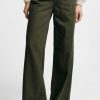 PLEASE FIVE POCKETS WIDE STRAIGHT LEG TROUSERS