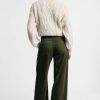 PLEASE FIVE POCKETS WIDE STRAIGHT LEG TROUSERS