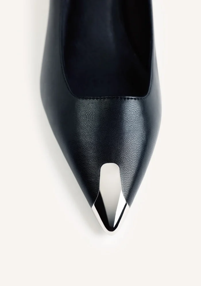 GIOSEPPO BLACK HEEL SHOES