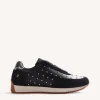 GIOSEPPO BLACK STUDDED SNEAKERS
