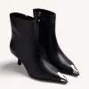 80822_NEGRO_02 GIOSEPPO BLACK KITTEN ANKLE BOOTS