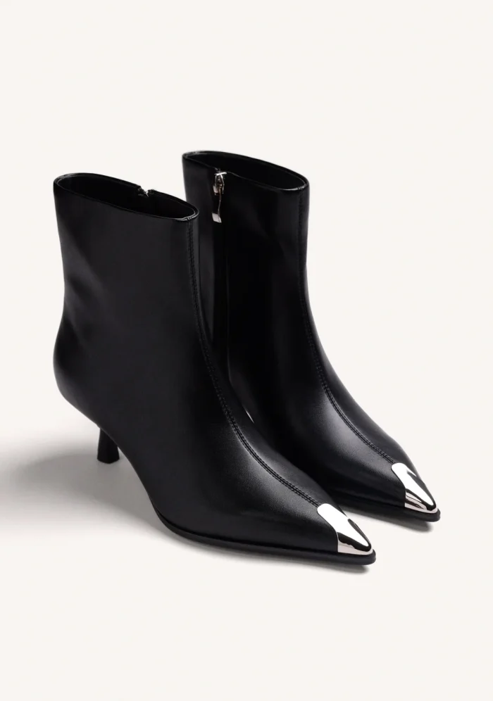 80822_NEGRO_02 GIOSEPPO BLACK KITTEN ANKLE BOOTS