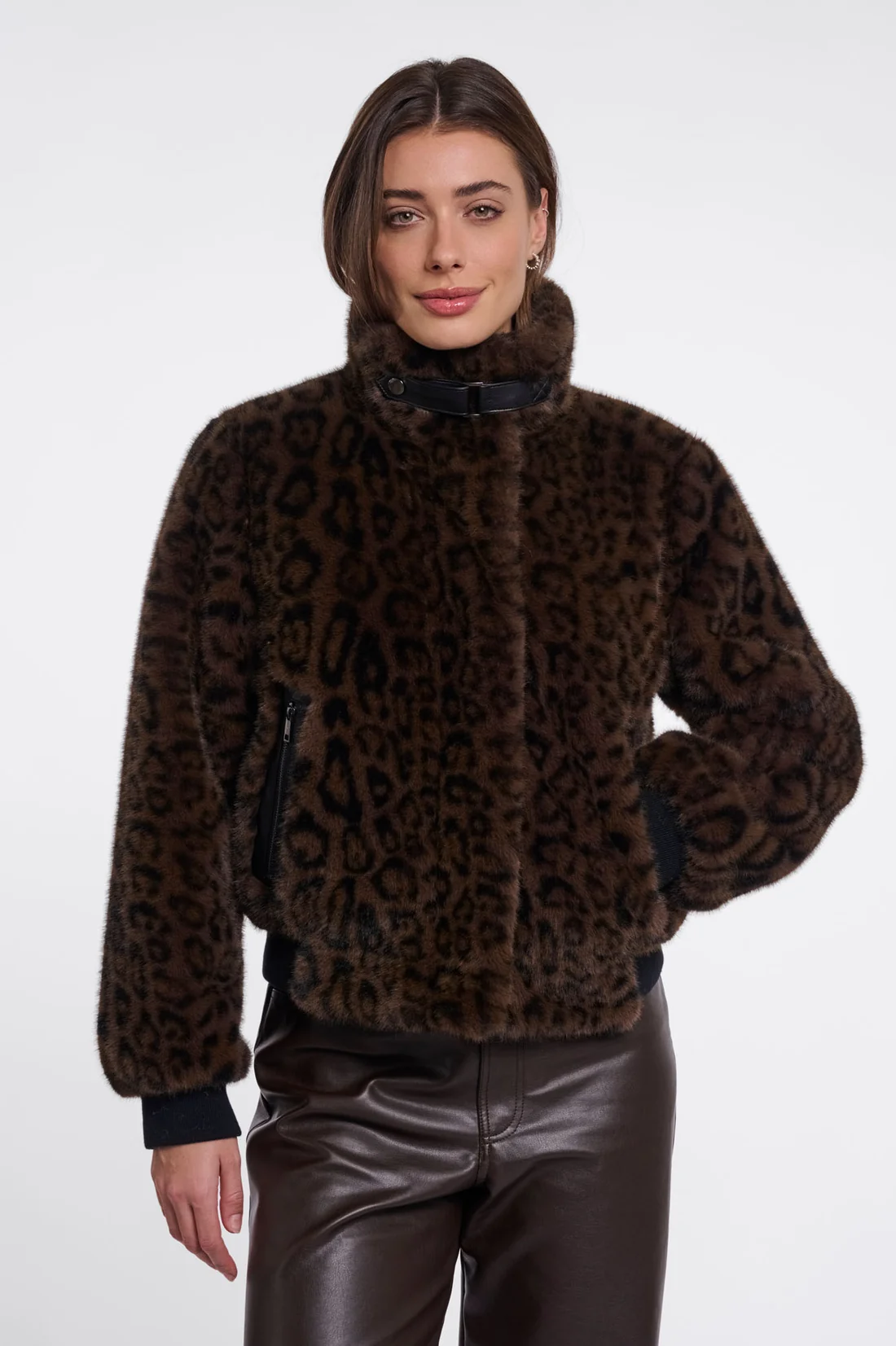 RINO&PELLE AMBRA LEOPARD JACKET