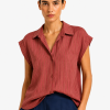 BORD ANASTASIA+ME STRIPED SLEEVELESS SHIRT