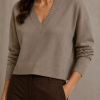 PLEASE CROP KNIT SWEATER