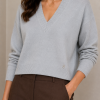 PLEASE CROP KNIT SWEATER