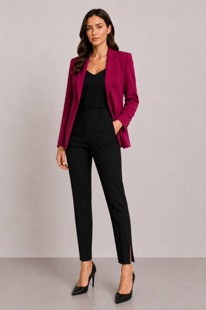 ΜΑΥΡΟ PLEASE REGULAR-FIT WITH SIDE POCKETS