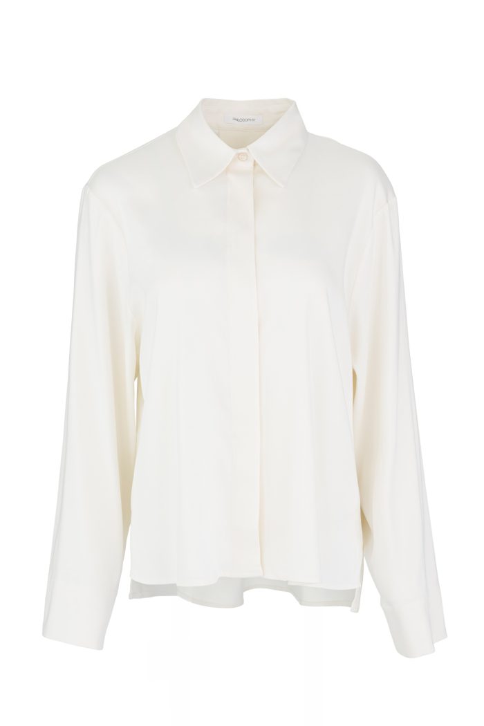 PHILOSOPHY SATIN SANDWASHED SHIRT