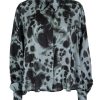 PHILOSOPHY SATIN PRINT SHIRT