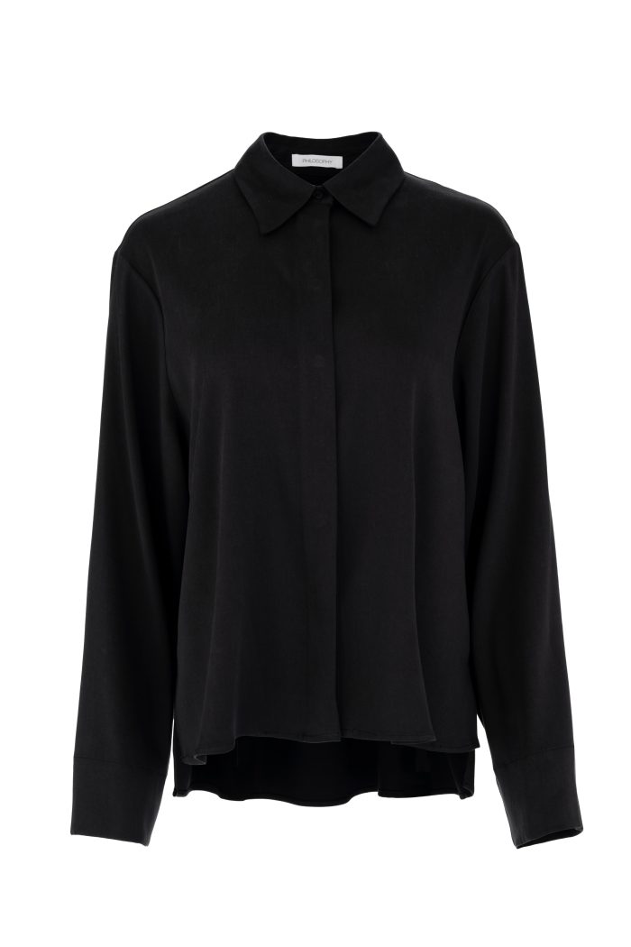 PHILOSOPHY SATIN SANDWASHED SHIRT