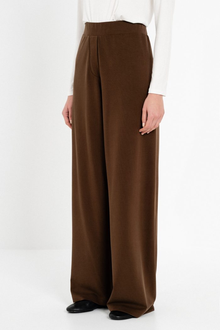 PHILOSOPHY HEAVY RIB SANDWASHED WIDE LEG PANTS