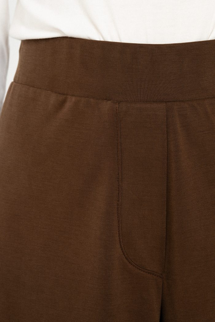PHILOSOPHY HEAVY RIB SANDWASHED WIDE LEG PANTS