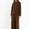 PHILOSOPHY HEAVY RIB SANDWASHED WIDE LEG PANTS