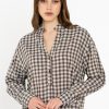 PHILOSOPHY PLAID TOP