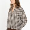PHILOSOPHY PLAID TOP