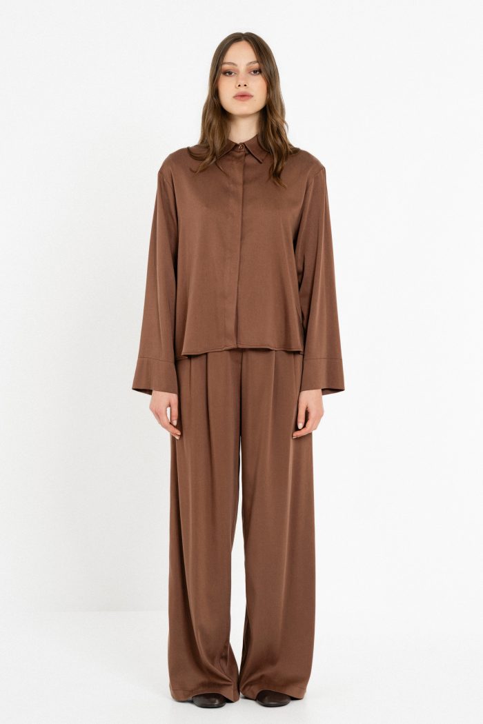 PHILOSOPHY SATIN SANDWASHED SHIRT