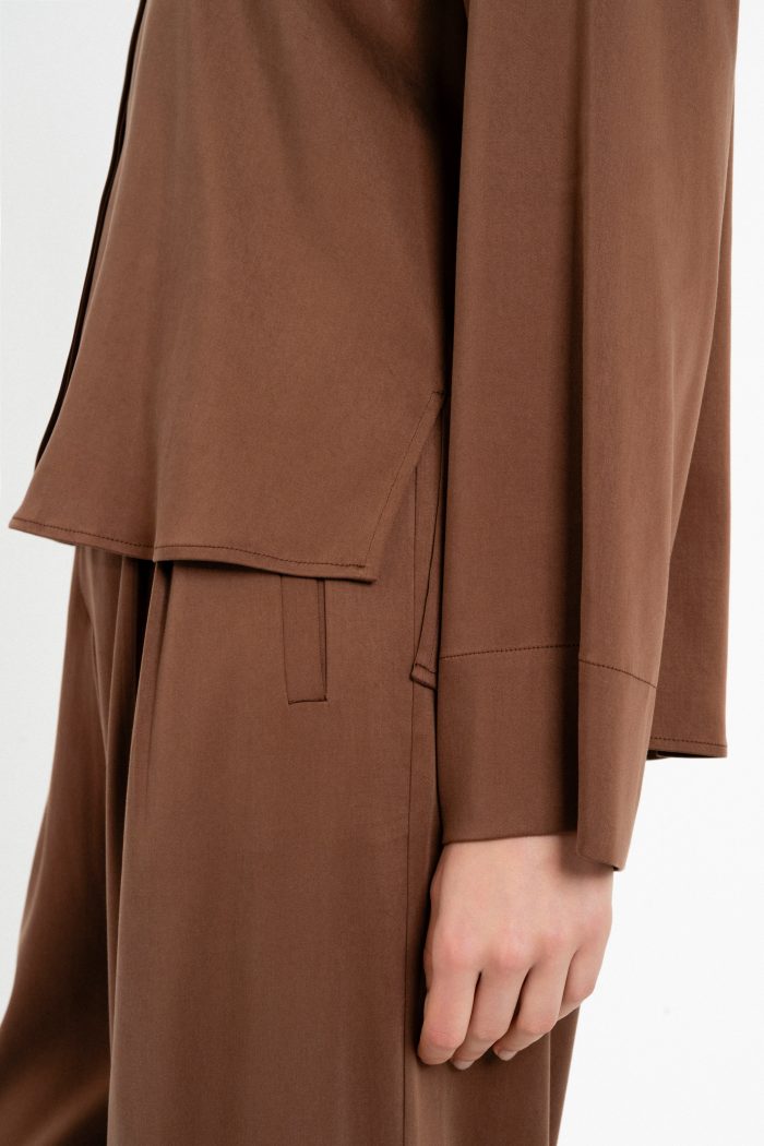 PHILOSOPHY SATIN SANDWASHED SHIRT