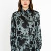 PHILOSOPHY SATIN PRINT SHIRT