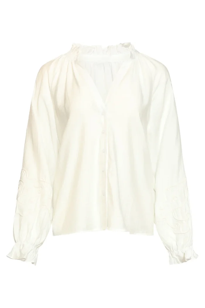 SMASHED LEMON LIGHTWEIGHT BLOUSE