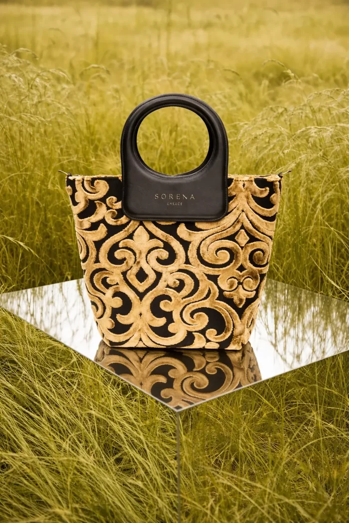 SORENA CASSANDRA MEDIUM STATEMENT TOP-HANDLE BAG