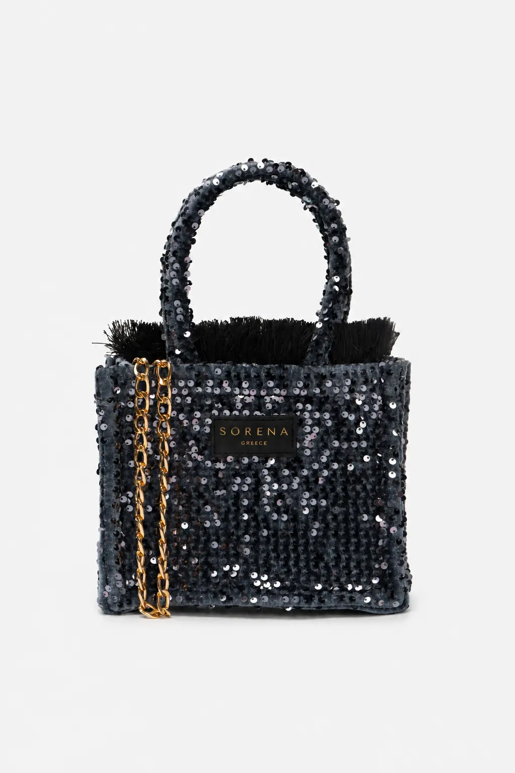 SORENA NOIR GLAM MINI TOTE BAG