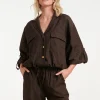 SMASHED LEMON PINSTRIPE CROPPED JACKET