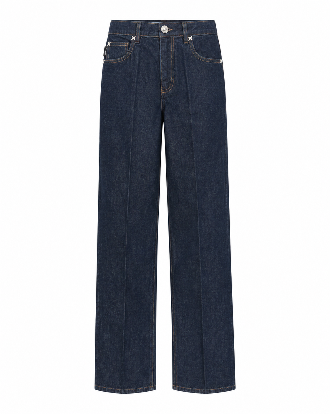 RICHMOND X BLUE DARK STRAIGHT-LEG VARAVAL JEANS