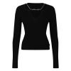 RICHMOND RIBBED SWEATER GOVAR WITH DETACHABLE SILVER NECKLACE