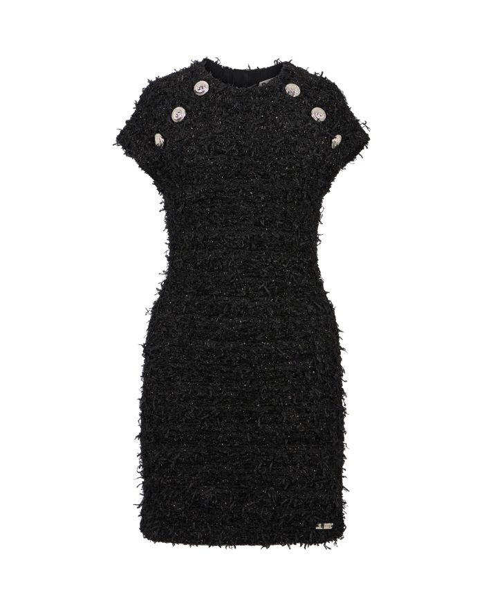 RICHMOND X SHORT BLACK DRESS OLORAN
